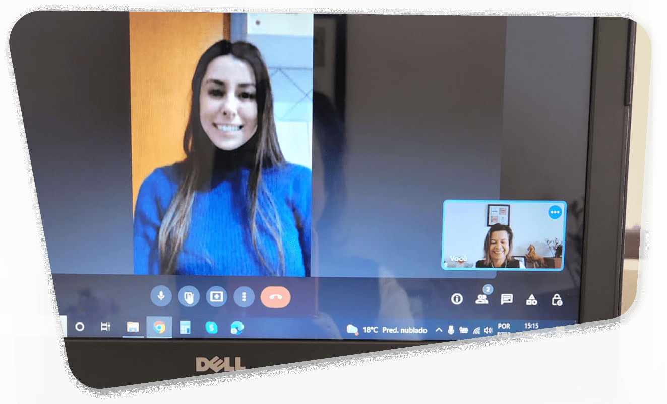 video chamada notebook
